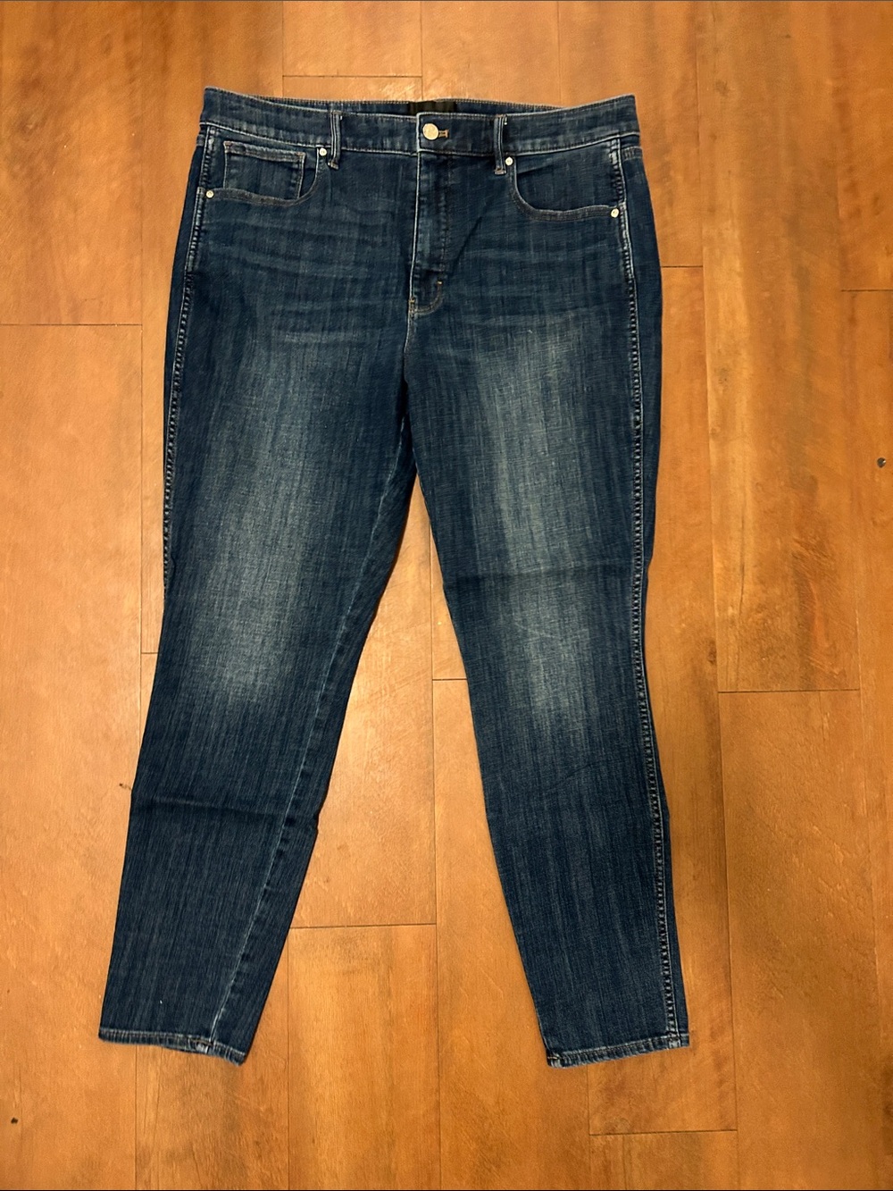 White House Black Market Dark Blue Skinny Jeans